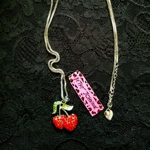 Betsey Johnson Cherry Necklace